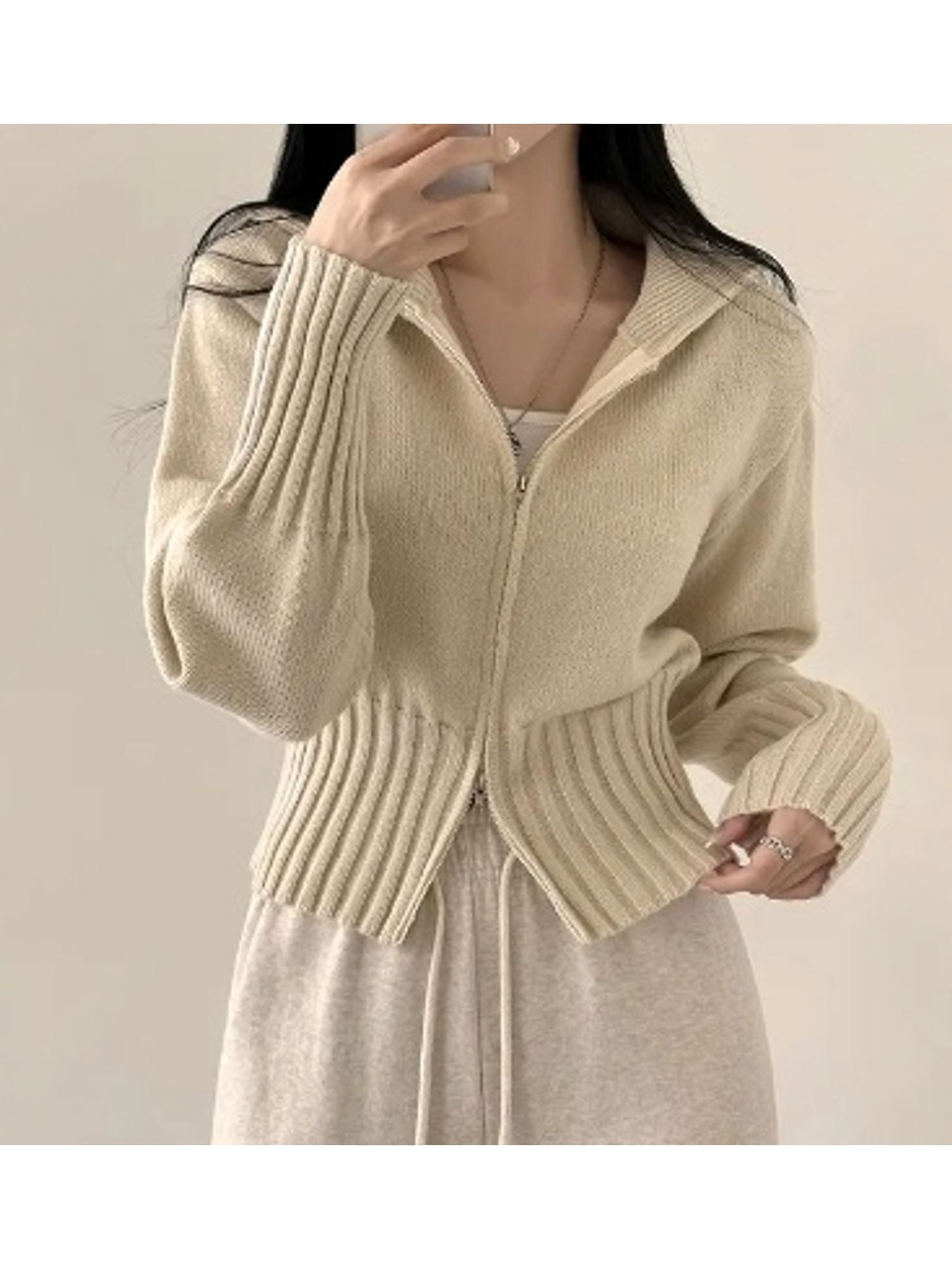 HANA Zip Cardigan