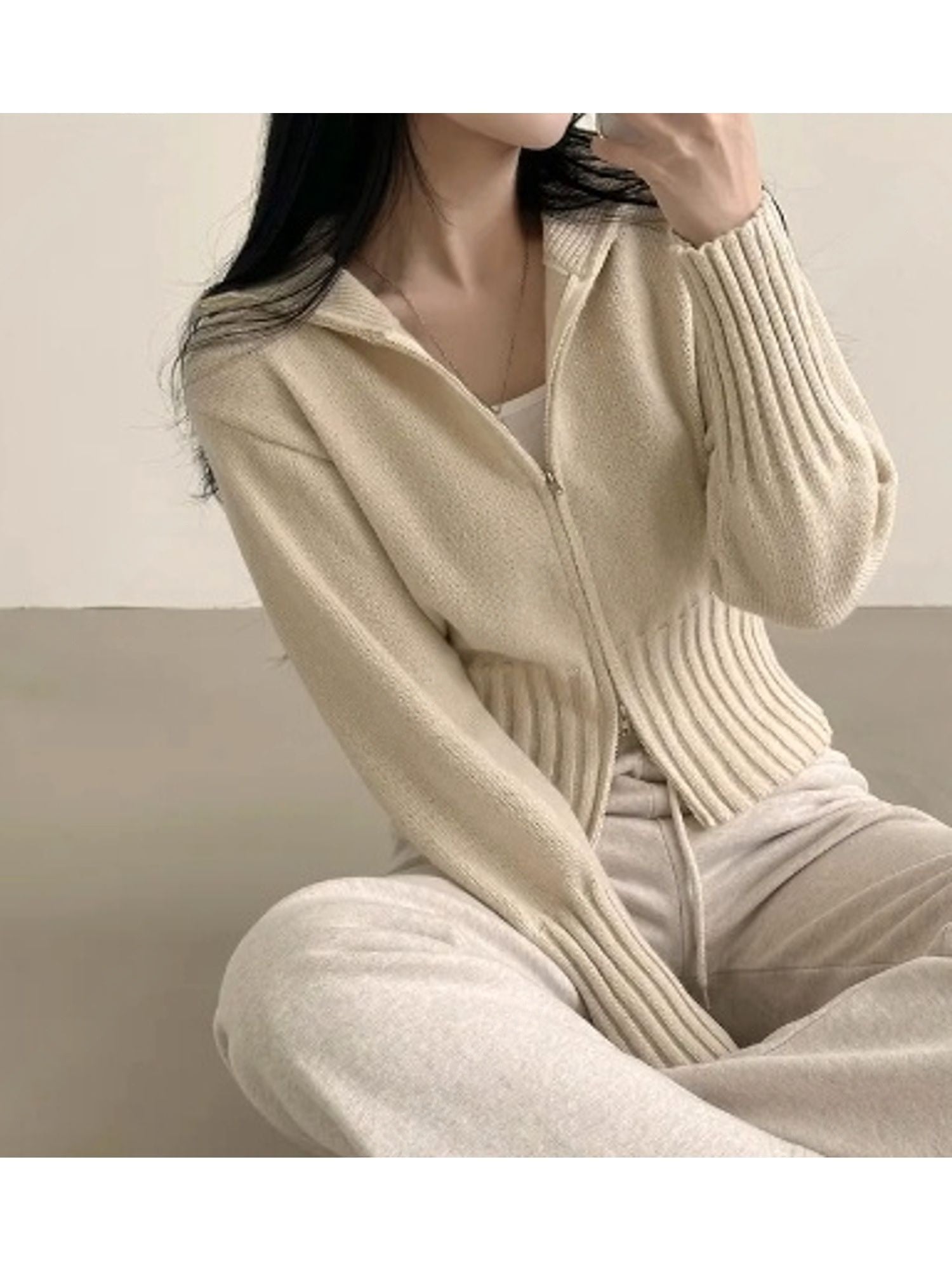 HANA Zip Cardigan