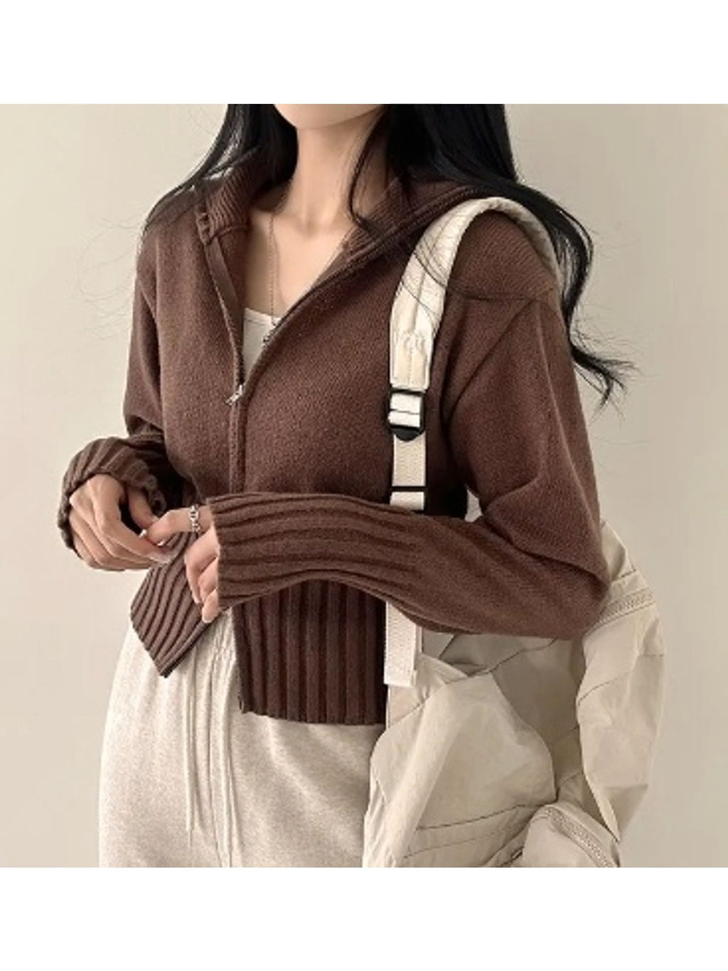 HANA Zip Cardigan