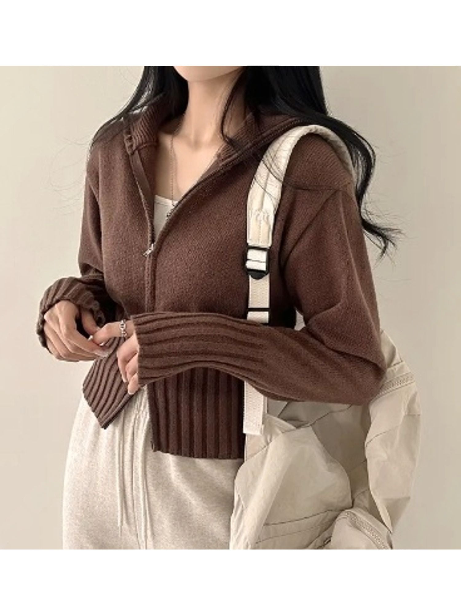 HANA Zip Cardigan