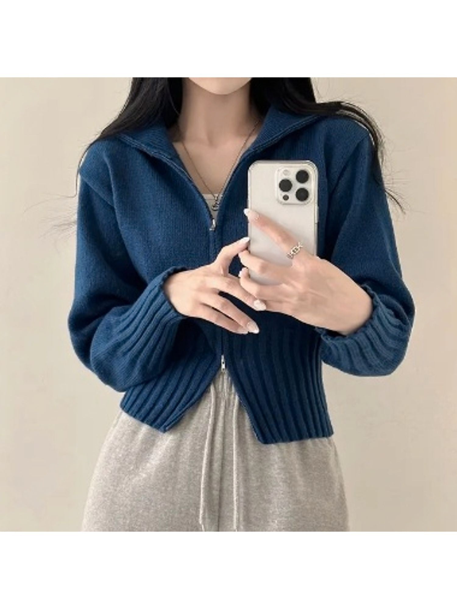 HANA Zip Cardigan