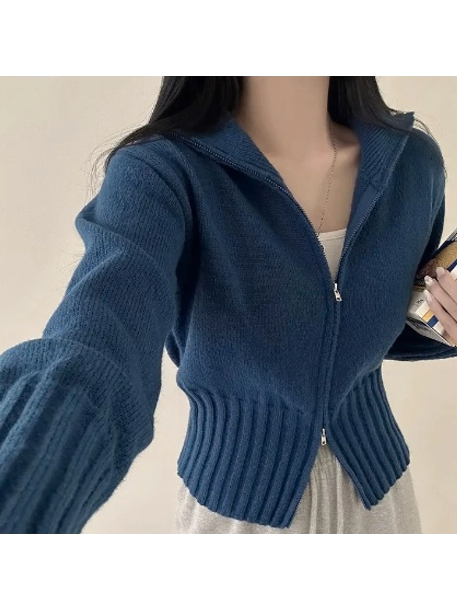 HANA Zip Cardigan